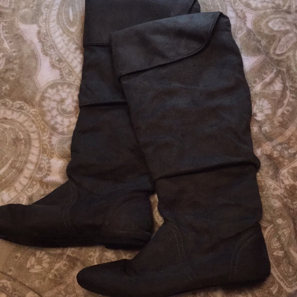 Faux Suede Boots